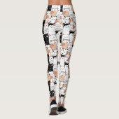 Niedliches Dog-Muster Leggings (Rückseite)