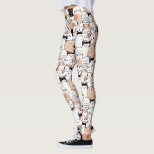 Niedliches Dog-Muster Leggings (Links)