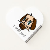 Niedliches Dog-Notebook Notizblock (Rückseite)