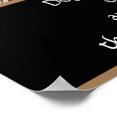 Niedliches Dog Watercolor Poster (Ecke)