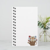 Niedliches Dog Watering kann Verkleidung Briefpapier (Stehend Vorderseite)