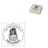 Niedliches Dogenbuch für Neufundland Gummistempel (Stempel)