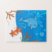 Niedliches Dolphin Ocean Puzzle (Horizontal)