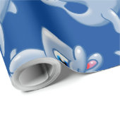 Niedliches Dolphin Wrapping Paper Geschenkpapier (Rolleneckpunkt)