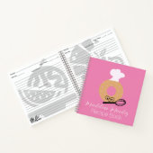Niedliches Donut Baker Rezept Kids-Notebook Notizblock (Innenseite)
