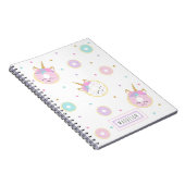 Niedliches Donut-Notebook - Spiral Bound Notebook Notizblock (Rechte Seite)