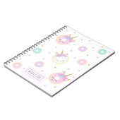 Niedliches Donut-Notebook - Spiral Bound Notebook Notizblock (Linke Seite)