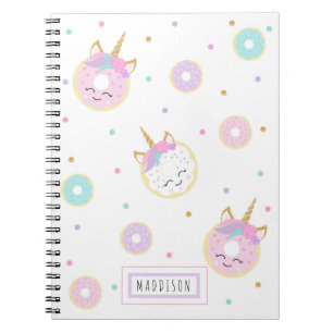 Niedliches Donut-Notebook - Spiral Bound Notebook Notizblock