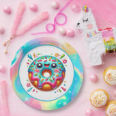 Niedliches Donuts Party Pappteller (Party)