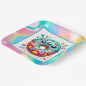 Niedliches Donuts Party Pappteller (Gewinkelt)