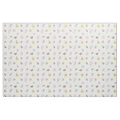 Niedliches Doodle Bee Blume Muster Stoff (Fat Quarter (45,7 x 55,9 cm))