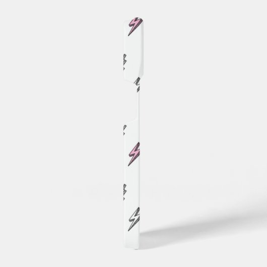 Niedliches Doodle-Blitzmuster iPhone Hülle (Rechte Seite)