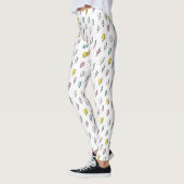 Niedliches Doodle-Blitzmuster Leggings (Links)