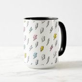 Niedliches Doodle-Blitzmuster Tasse (VorderseiteRechts)