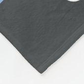 Niedliches Doodle-Dog-Muster Fleecedecke (Ecke)