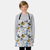 Niedliches Doodle-Dog-Muster Schürze (Getragen)