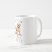 Niedliches Doodle Doodle Zitat Kaffeetasse (VorderseiteRechts)