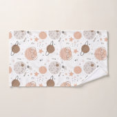 Niedliches Doodle-Planet-Muster Badhandtuch Set (Handtuch)