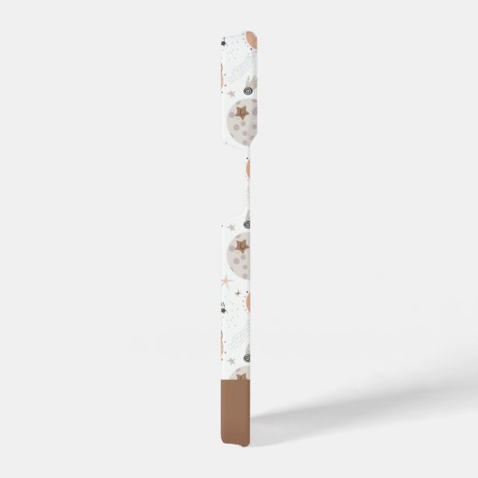 Niedliches Doodle-Planet-Muster iPhone Hülle (Rechte Seite)