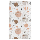 Niedliches Doodle-Planet-Muster Kleine Geschenktüte (Vorderseite)