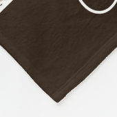 Niedliches Doodle-Waldbärmuster Fleecedecke (Ecke)