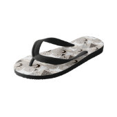 Niedliches Doodle-Waldbärmuster Kinderbadesandalen (Schrägansicht)