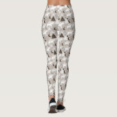 Niedliches Doodle-Waldbärmuster Leggings (Rückseite)