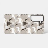 Niedliches Doodle-Waldbärmuster Samsung Galaxy Hülle (Rückseite (Horizontal))