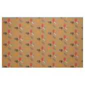 Niedliches Doodmuster fallendes Stoffmuster Stoff (Fat Quarter (45,7 x 55,9 cm))