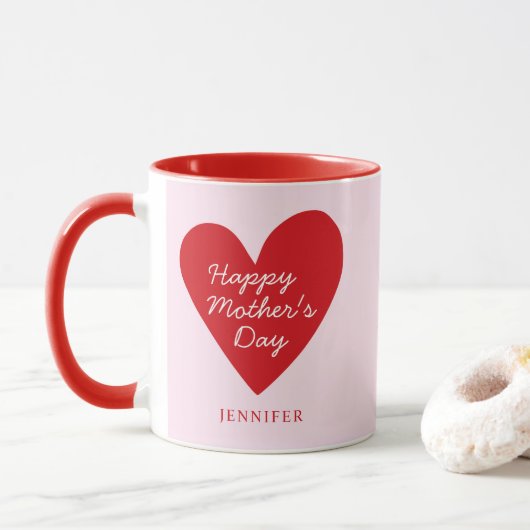 Niedliches Doppel- und Abendgeschenk für  Mütter Tasse (Mit Donut)