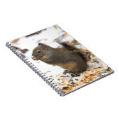 Niedliches Douglas-Eichhörnchen zum Winterfest Notizblock (Rechte Seite)