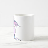 Niedliches Drache-Baby im gebrochenen Ei - Kaffeetasse (Mittel)