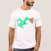 Niedliches Drache-Shirt des Regenbogens T-Shirt (Vorderseite)