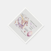 Niedliches Dracheneierpapier Napkin Serviette (Ecke)