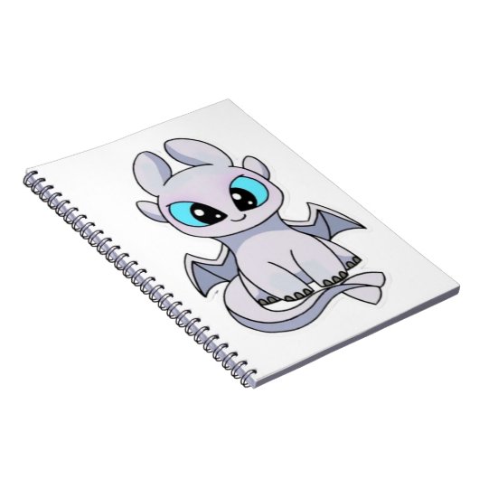 niedliches Drachenheft Notizblock (Rechte Seite)