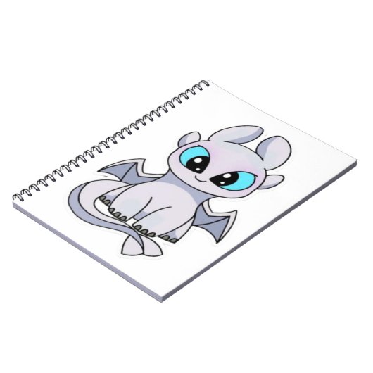 niedliches Drachenheft Notizblock (Linke Seite)