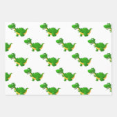 Niedliches Drachenwappenpapier Geschenkpapier Set (Vorderseite)