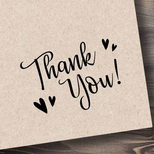 Niedliches Drehbuch und Herz danke Gummistempel