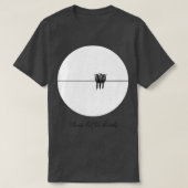 Niedliches Drei-Kleine-Vogeldesign T-Shirt (Design vorne)