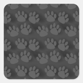 Niedliches Druckmuster Quadratischer Aufkleber