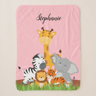 Niedliches Dschungel-Baby-Tier Sherpadecke