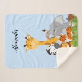 Niedliches Dschungel-Baby-Tier Sherpadecke (Vorderseite (Horizontal))