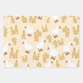 Niedliches Duck & Baby Duckling Muster Geschenkpapier Set (Vorderseite 2)