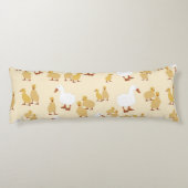 Niedliches Duck & Baby Duckling Muster Seitenschläferkissen (Rückseite)