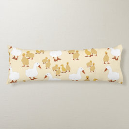 Niedliches Duck & Baby Duckling Muster Seitenschläferkissen