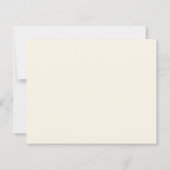 Niedliches Duckling mit Ribbon Babyduschkarte (Rückseite)