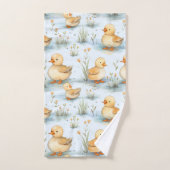 Niedliches Duckling-Muster Badhandtuch Set (Handtuch)