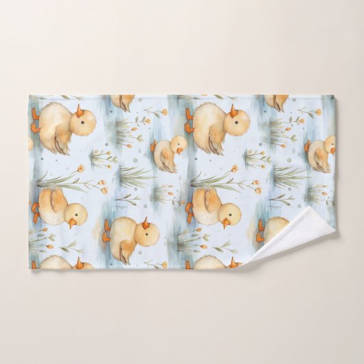 Niedliches Duckling-Muster Badhandtuch Set (Handtuch)