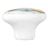 Niedliches Duckling-Muster Keramikknauf (Seitenansicht)