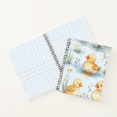Niedliches Duckling-Muster Notizblock (Innenseite)